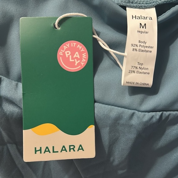 Halara NWT Breezeful High Waisted Flowy Maxi Casual Skirt Sz Medium Stone Blue - Picture 13 of 13